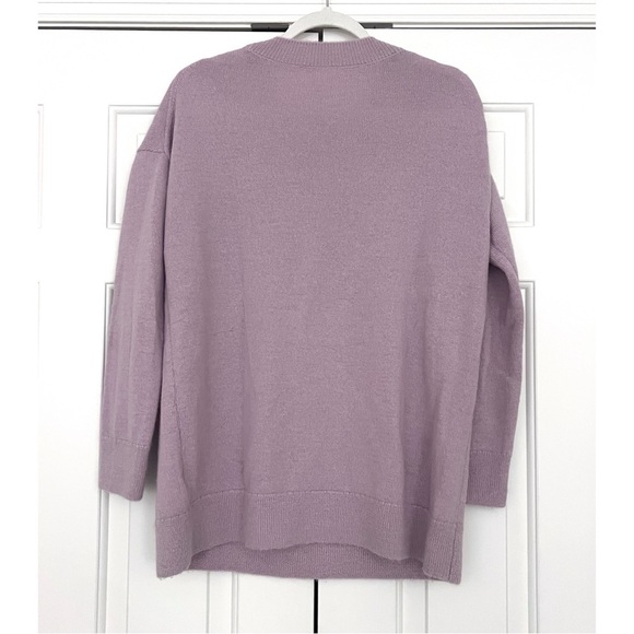 COS Lavender Crew Neck Sweater - Picture 2 of 4